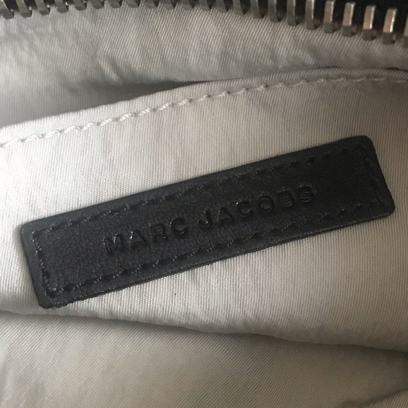 Marc Jacobs frog shoulder bag purse black nylon/ leather - Picture 10 of 15